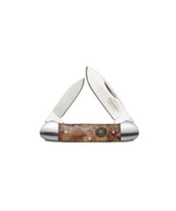 Σουγιάς Remington Medium Stockman Insignia Edition™ – Canoe Burl Wood Λάμες Τύπου Clip Point και Pen